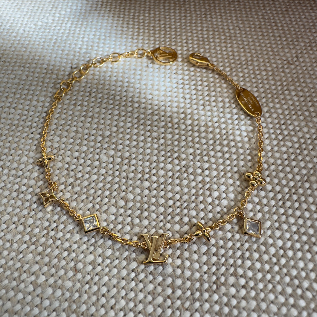 LV同款mini老花手鏈  (直播樣品）